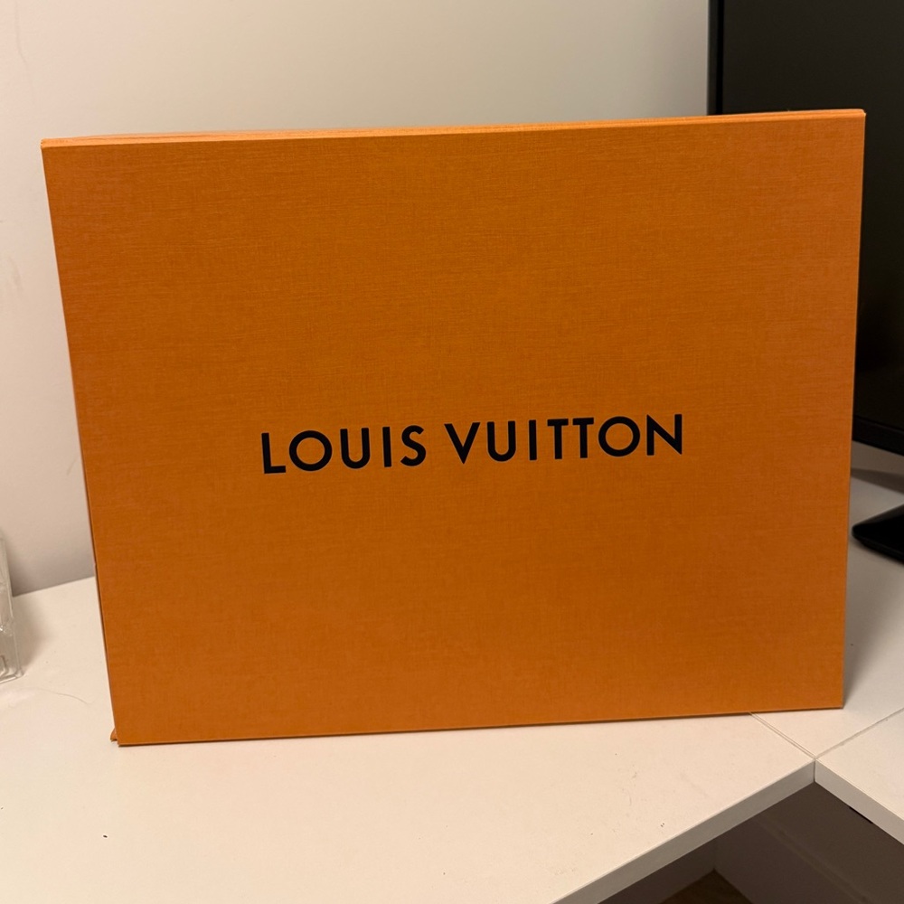 LARGE Louis Vuitton Signature Orange Box